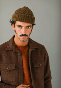 Surchemise Laine Lambswool Rouille - New Fit